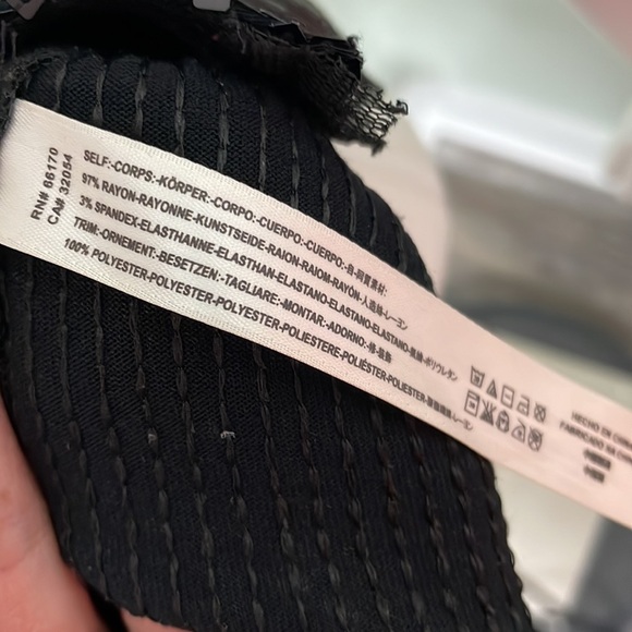 Free People Black Sequin Eras Tour Cami Tank Top - Picture 8 of 9